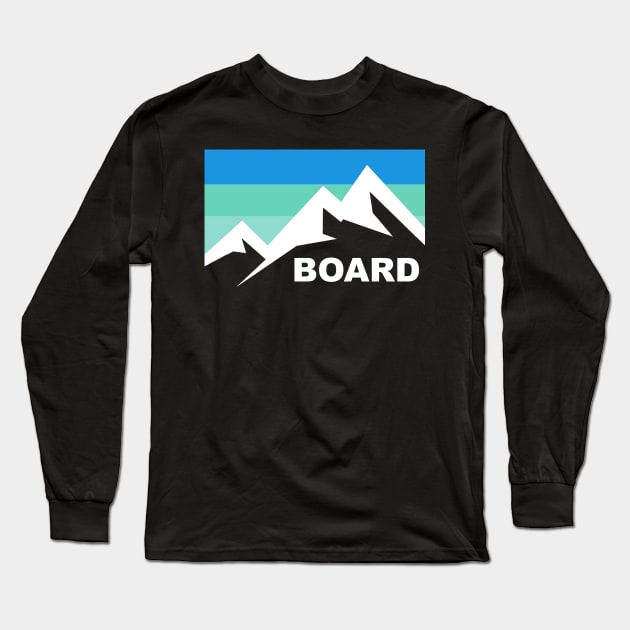 snowboarding Long Sleeve T-Shirt by pholange